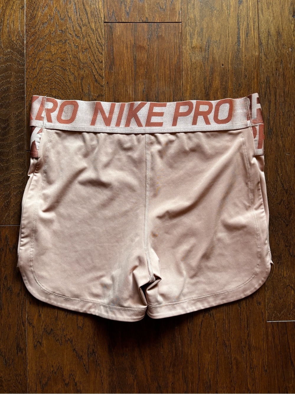Nike Pro Crossover Training Shorts Rose Gold Performance | Size Large - Picture 6 of 10